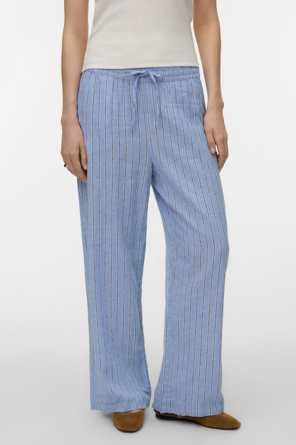 Linn HW Pants - Ruiskukansininen-Liva Navy Blazer