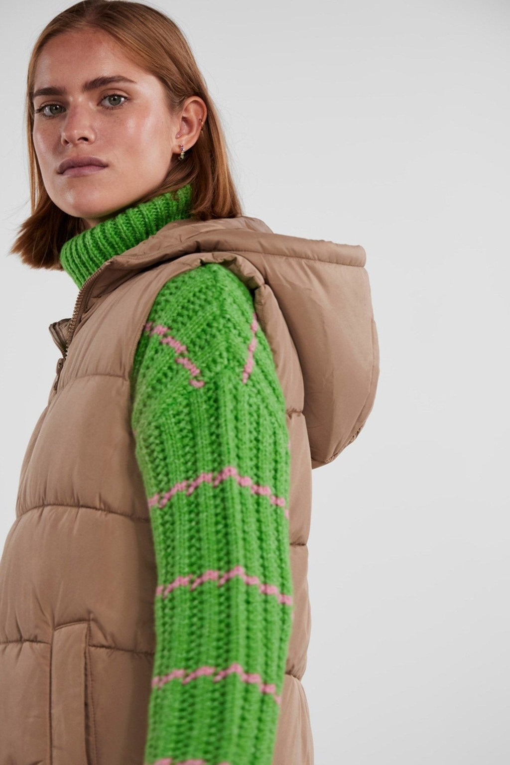 Elinora Lang Puffet Livi - Hopea Mink