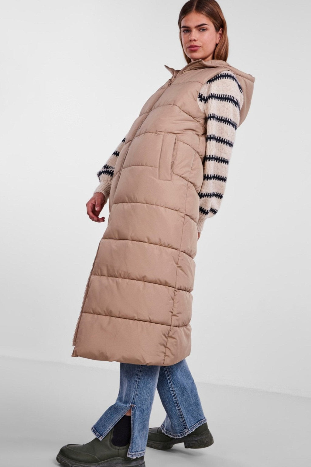 Elinora Lang Puffet Livi - Hopea Mink