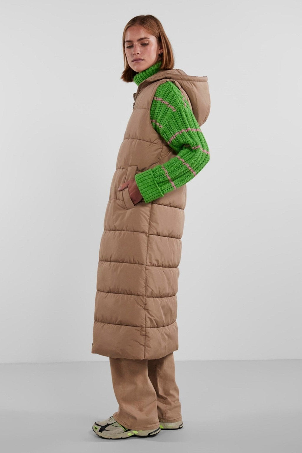 Elinora Lang Puffet Livi - Hopea Mink