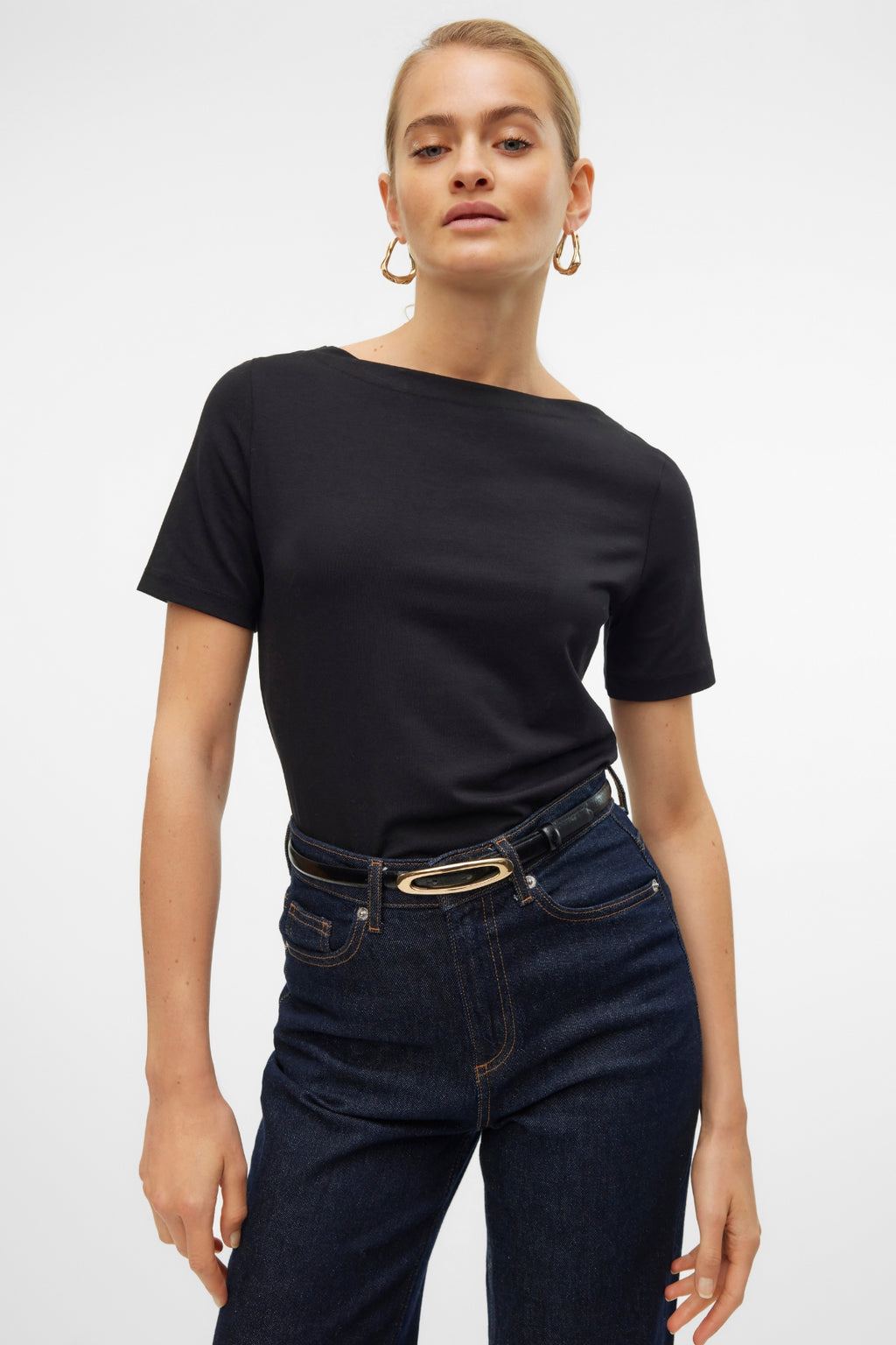 Panda Modal Top - musta