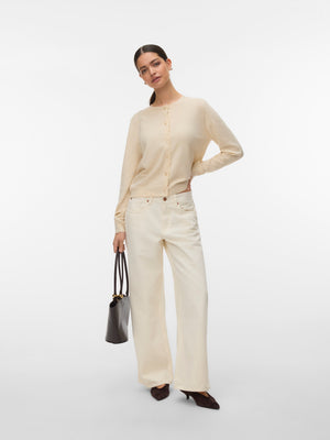 Marina Pointelle neuletakki - koivu