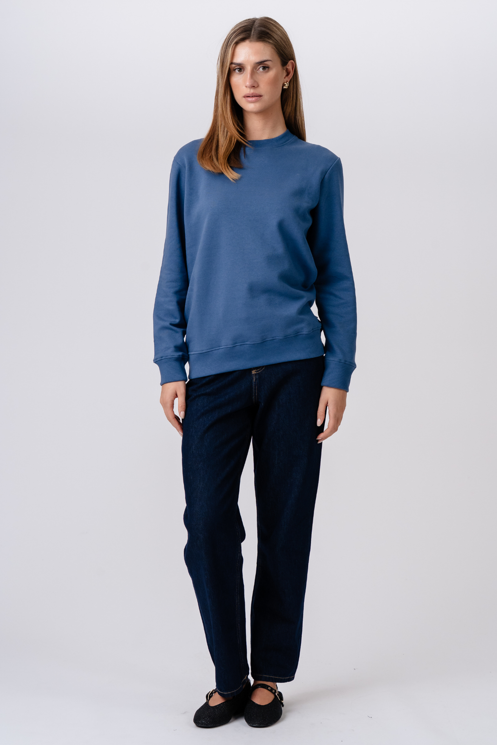 Huppari Crewneck - sininen