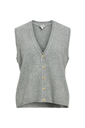 IVONA S/L Knit -liivi - Keskikokoinen Melange