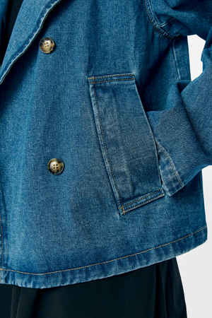 Tada gro l/s denim -takki - keskimääräinen sininen farkku