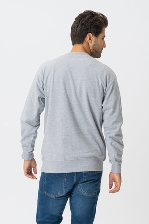 Basic Crewneck - Gray - TeeShoppen Group™