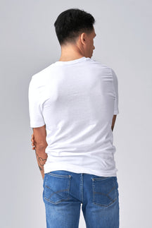 Perus VNECK -T -paita - valkoinen