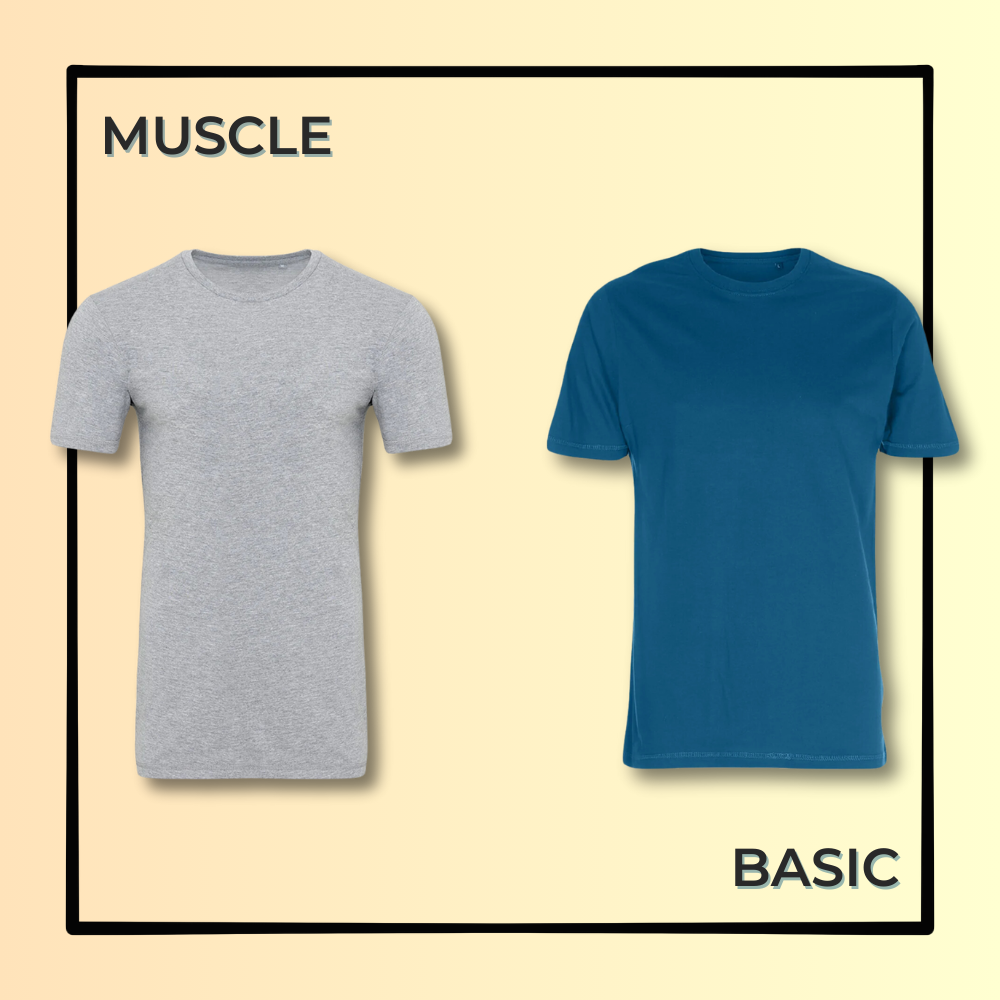 Tuomio Basic ja Muscle T-paidat