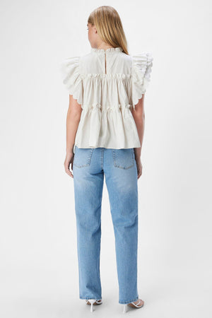 Toivottavasti yläosa - valkoinen hiekka