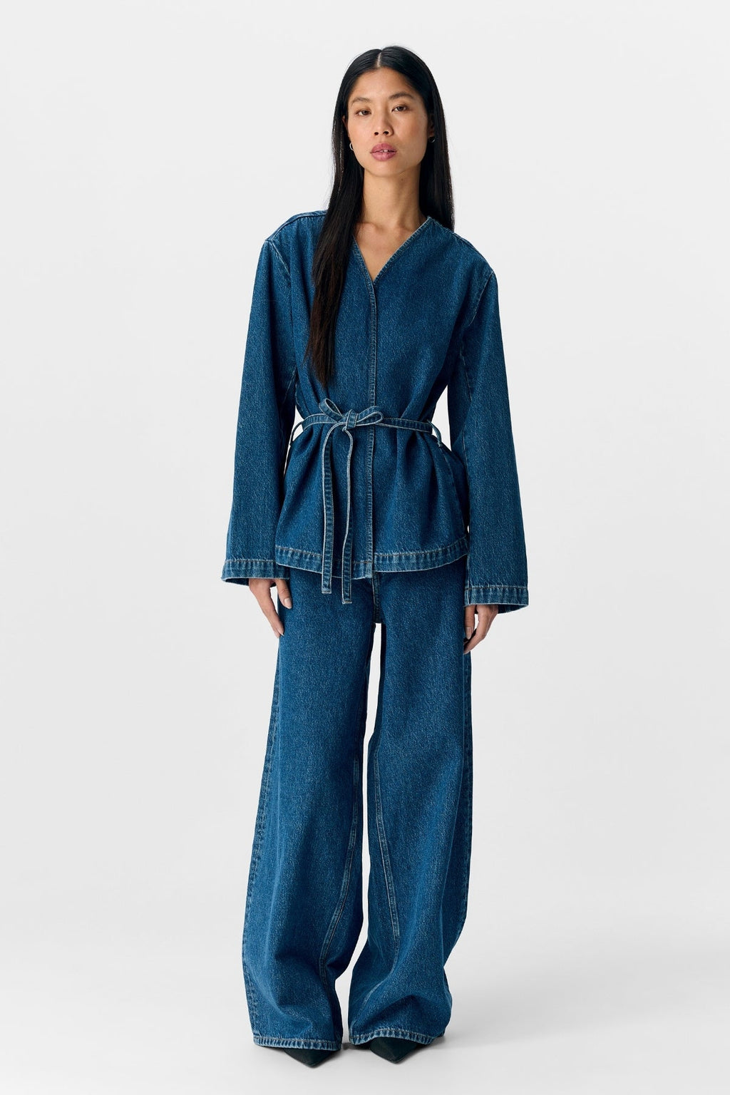 Mallie Blazer - Keskikokoinen sininen farkku