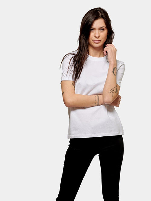 Boyfriend Tee - White - TeeShoppen Group™