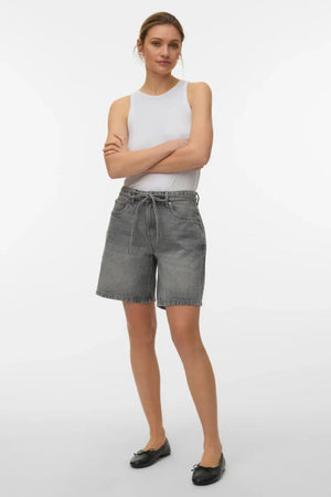 Wienin vyö Shorts Mix - vaaleanharmaa denim