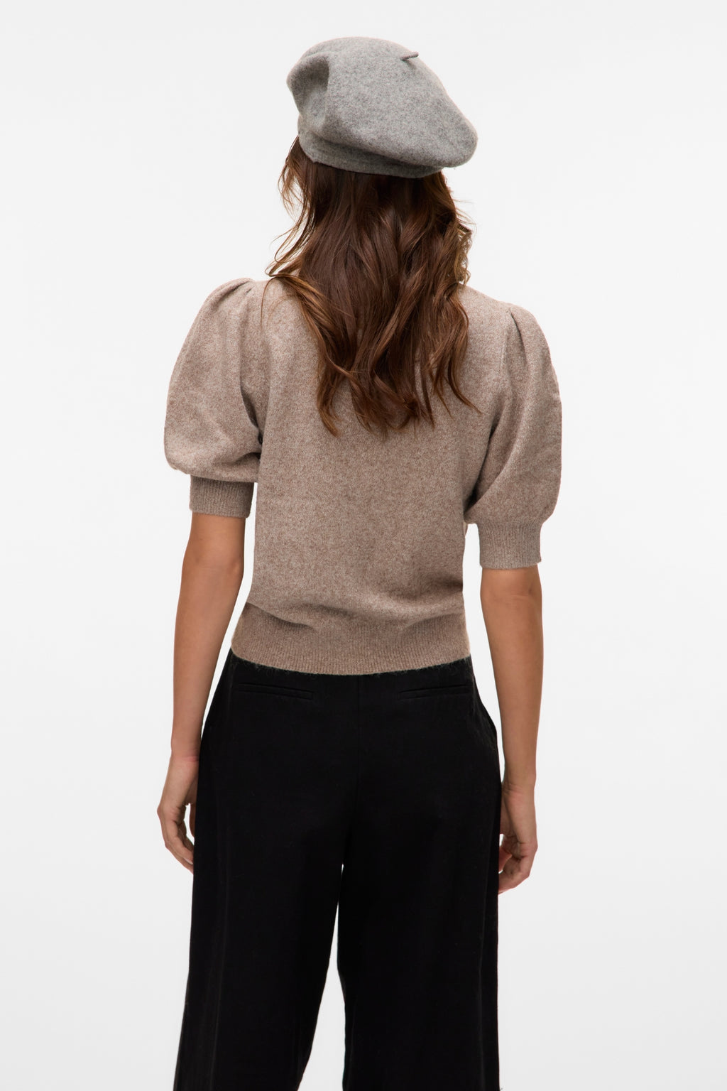 Doffy O-neck -neule - Moon Rock Melange