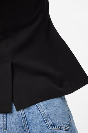 Kamil Fitted Blazer - musta