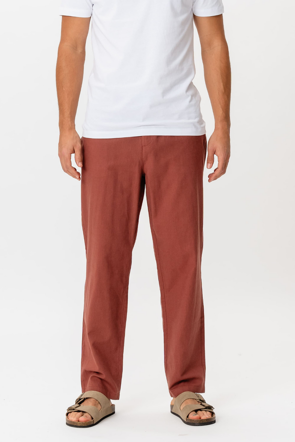 Liinavaatteet Pants - Terrakotta