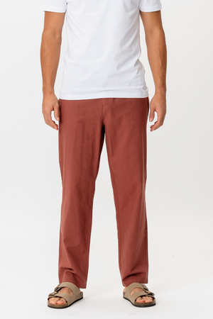 Liinavaatteet Pants - Terrakotta