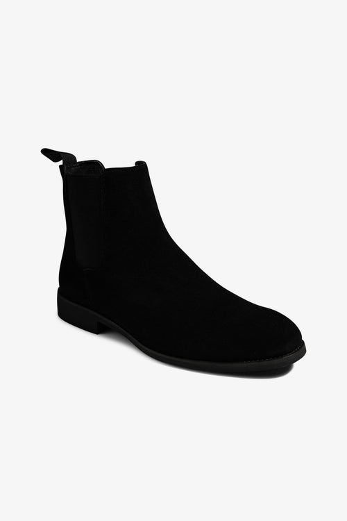 Chelsea Boots - Black Suede - TeeShoppen Group™