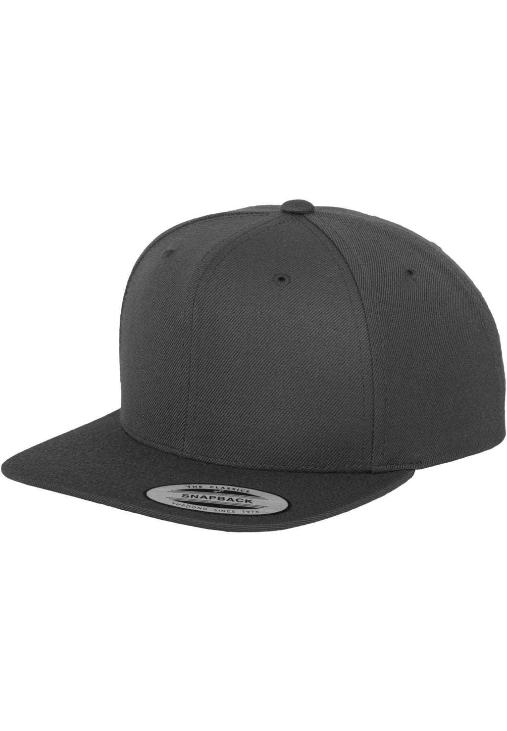 Classic Snapback - tummanharmaa