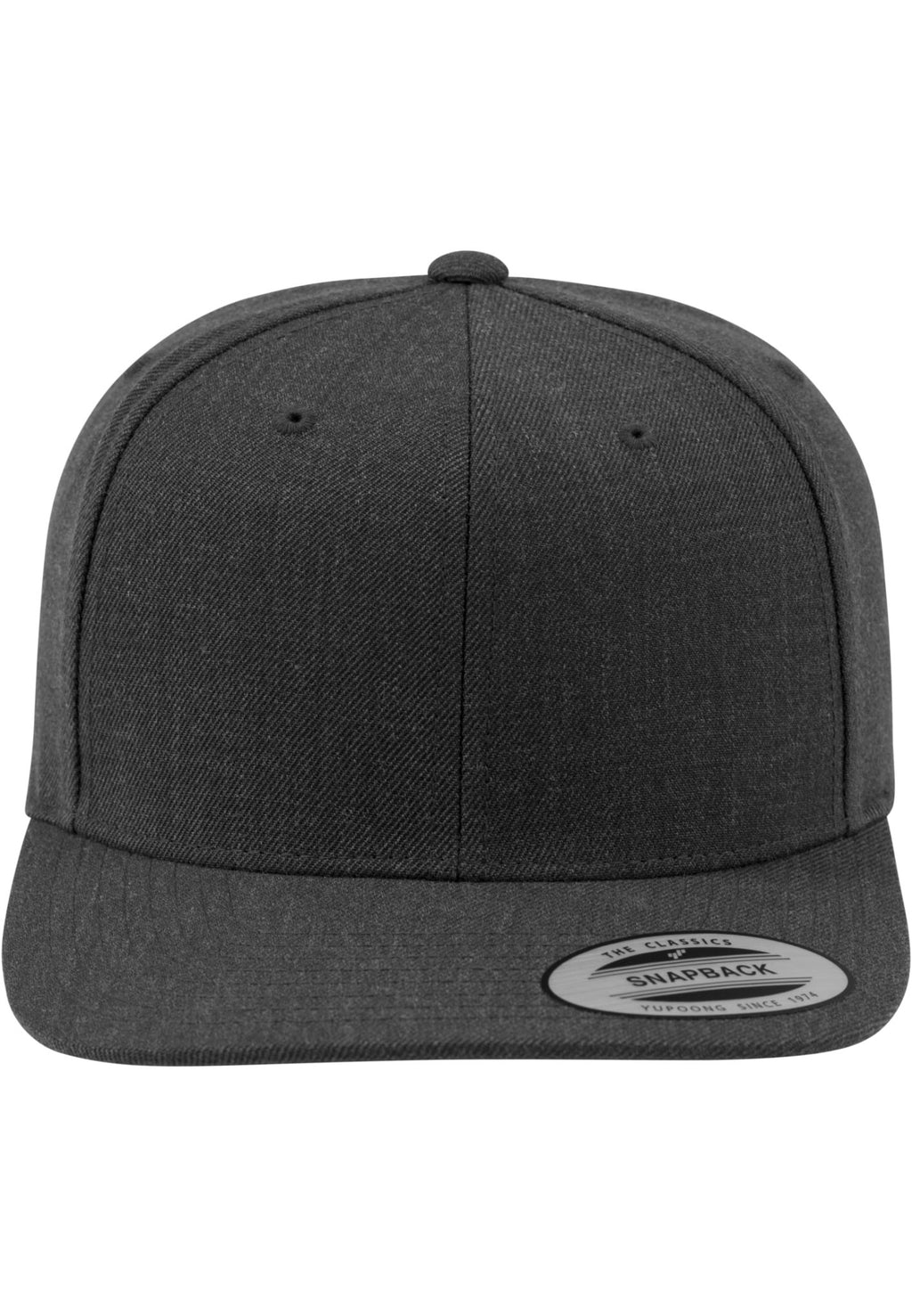 Classic Snapback - tummanharmaa/tummanharmaa