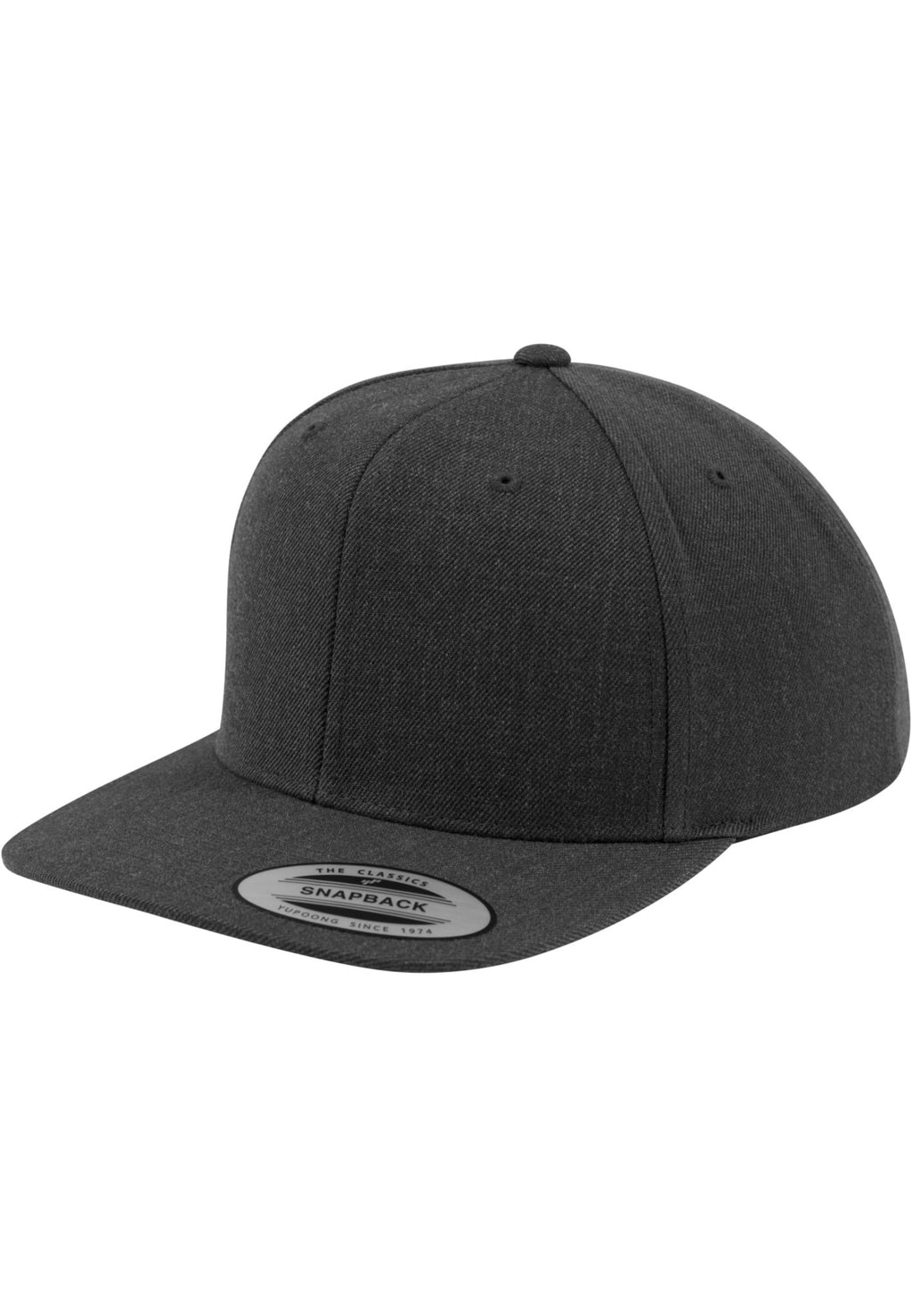 Classic Snapback - tummanharmaa/tummanharmaa