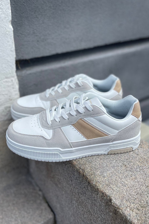 Classic Sneaker - White/Beige - TeeShoppen Group™