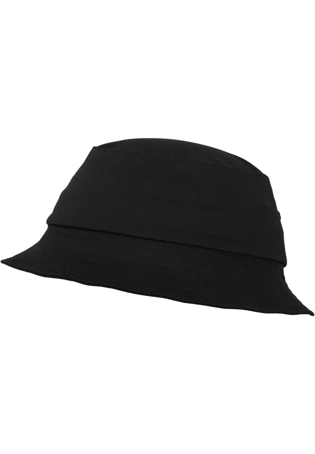 Cotton Twill Bucket Hat - Musta