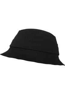 Cotton Twill Bucket Hat - Musta