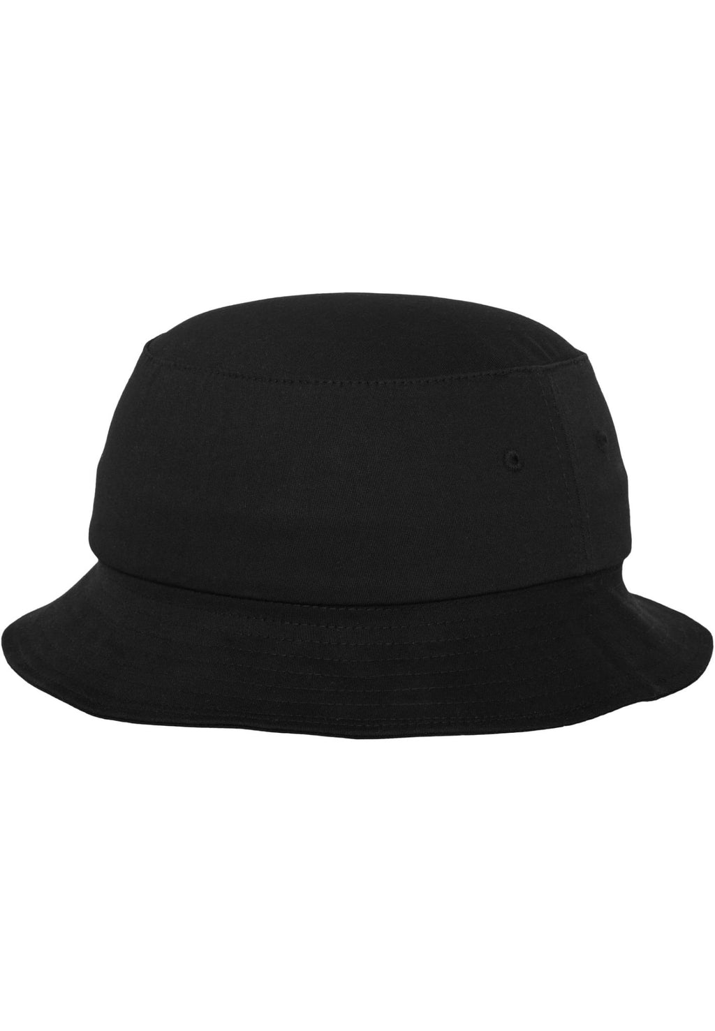 Cotton Twill Bucket Hat - Musta