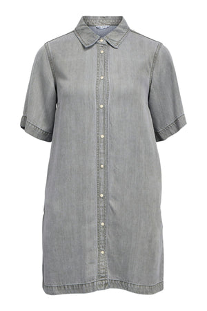 Runko 2/4 Re Denim -mekko - vaaleanharmaa denim