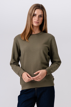 Huppari Crewneck - Army Green