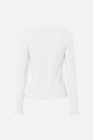 Marie O -Neck Poin Top - pilvitanssija