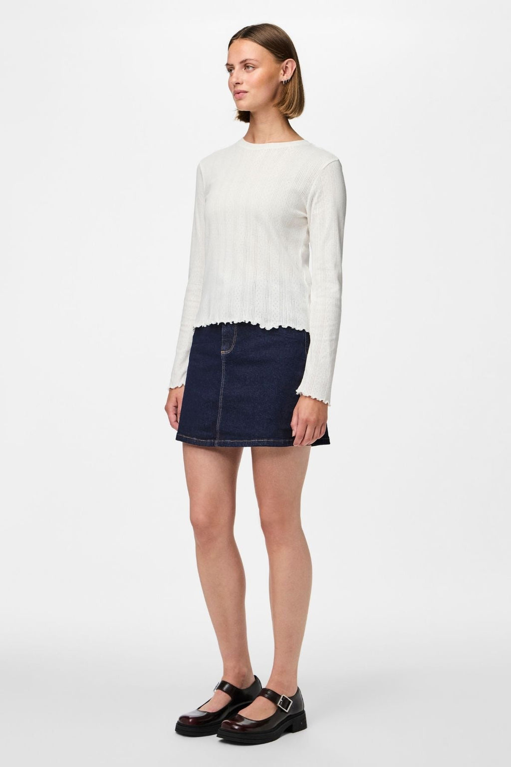 Marie O -Neck Poin Top - pilvitanssija