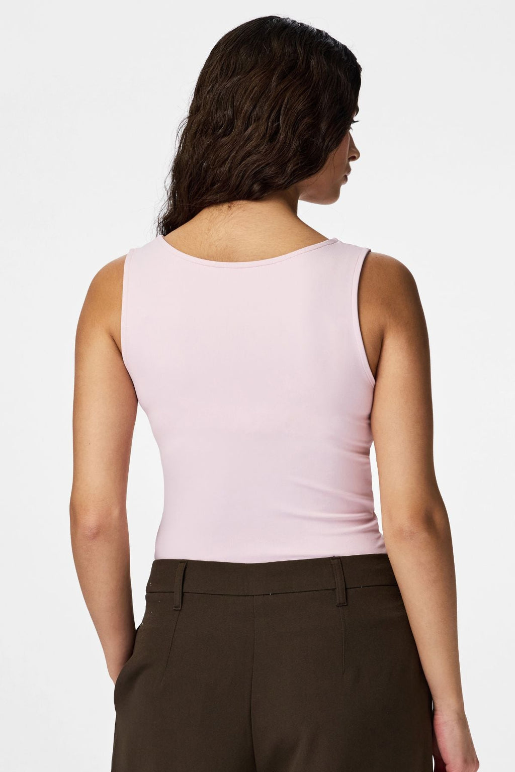 Käännettävä Lula Tanktop - Ruusunpunainen lusikkanokka
