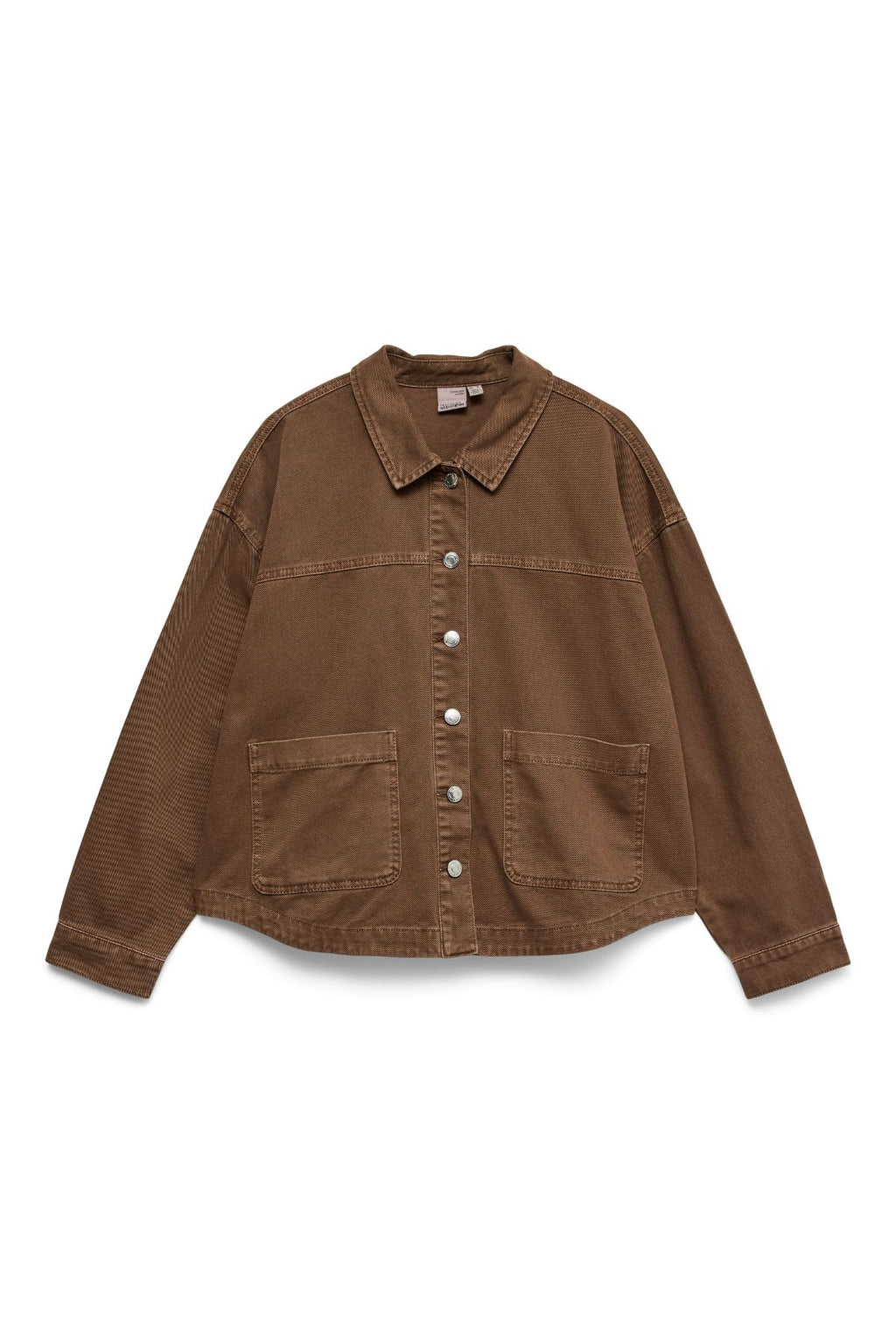 Jamie Denim Shacket Mix - Cocoa Brown: Pesty