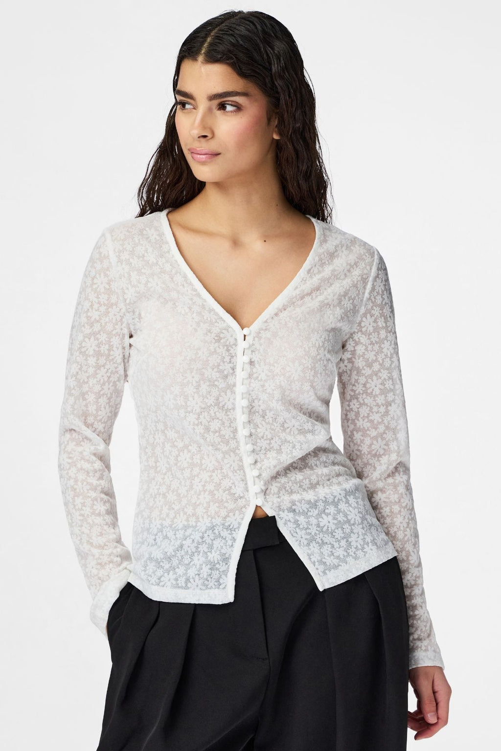 Baisy Cardigan - Cloud Dancer