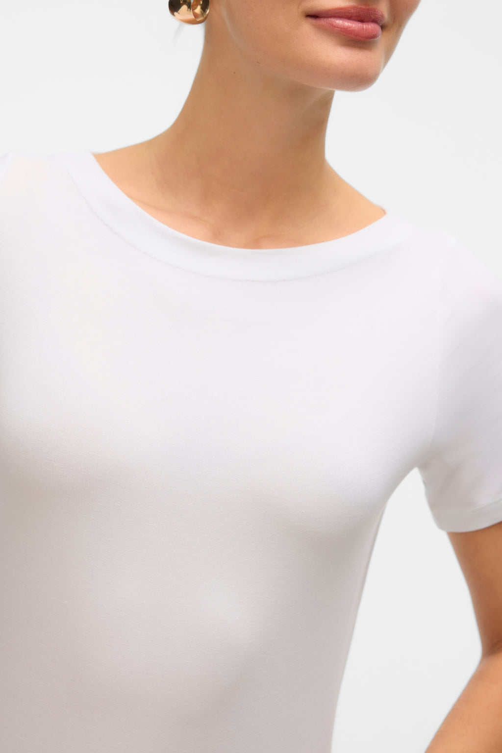 Panda Modal Top - kirkkaan valkoinen