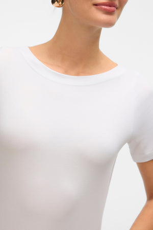 Panda Modal Top - kirkkaan valkoinen