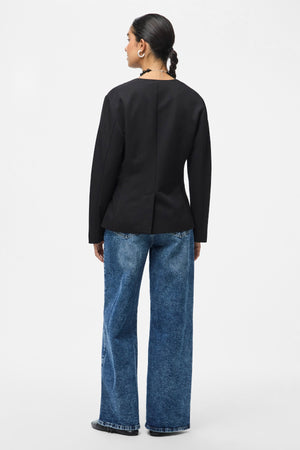 Kamil Fitted Blazer - musta