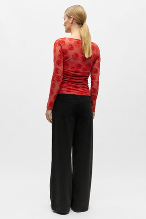 Elodie Top - Karpalo Poinsette Roses