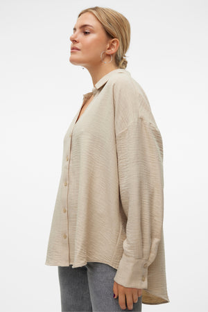 Melaney Queeny Shirt - Pilvinen Melange