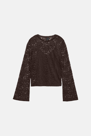 Kanya O -kaula -aukon lyhyt yläosa - Chocolate Torte