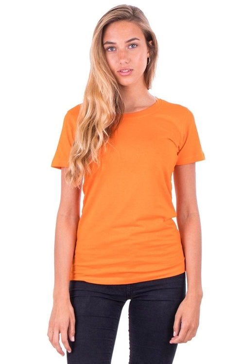 Fitted t-shirt - Orange - TeeShoppen Group™