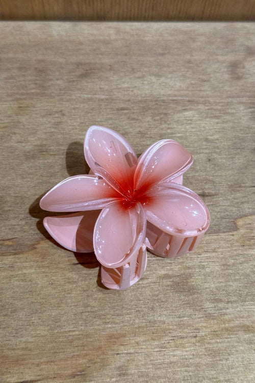 Flower Hair Clip - Pink/Red - TeeShoppen Group™