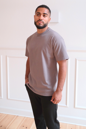 Boxy T-paita - tummanharmaa