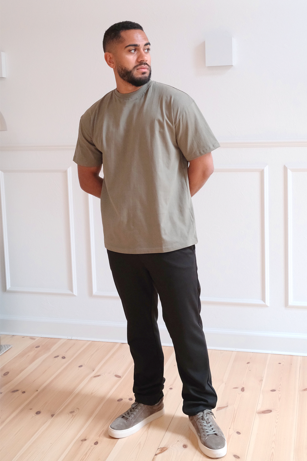 Boxy T-paita - Olive