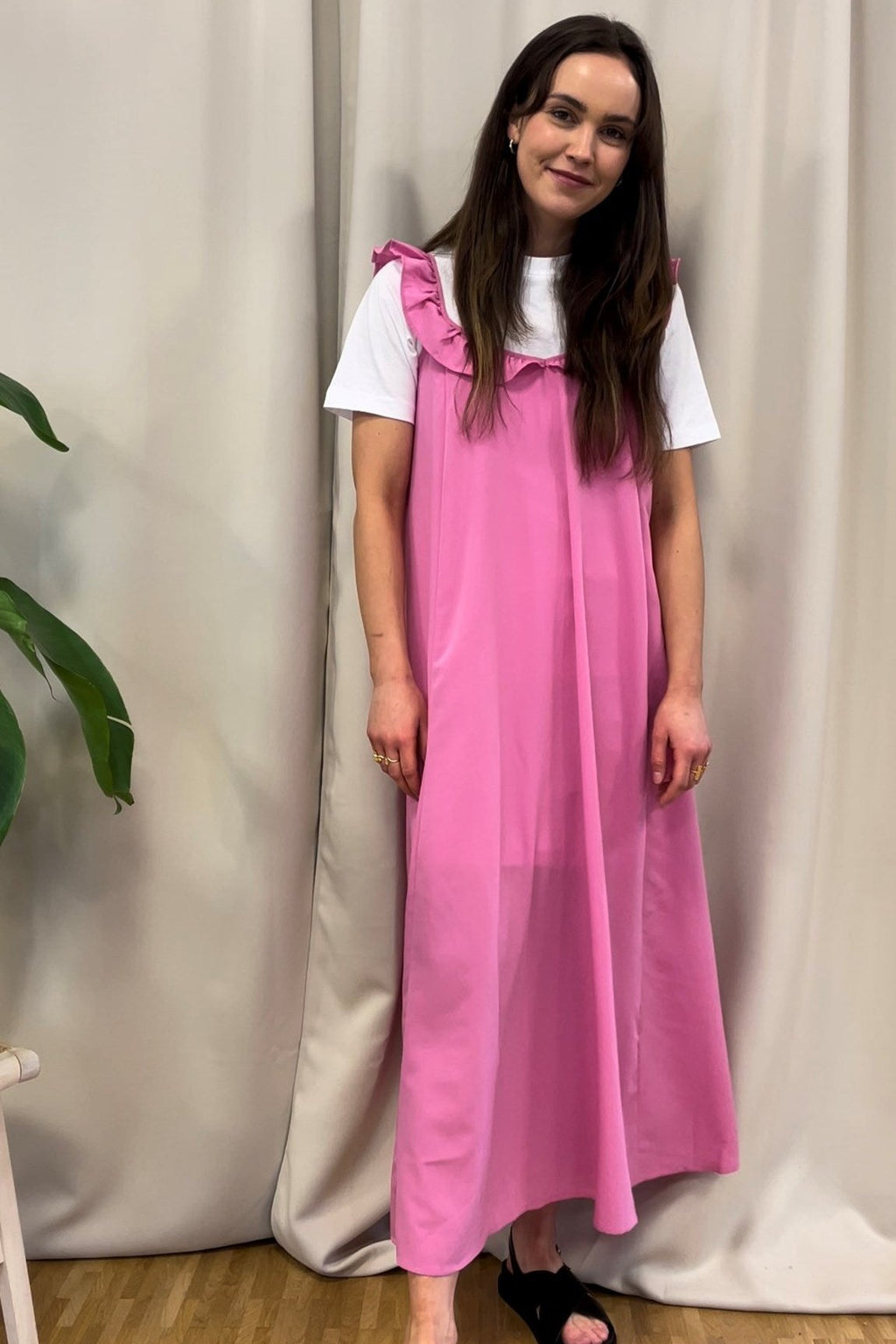 Zora Midi -mekko - vaaleanpunainen