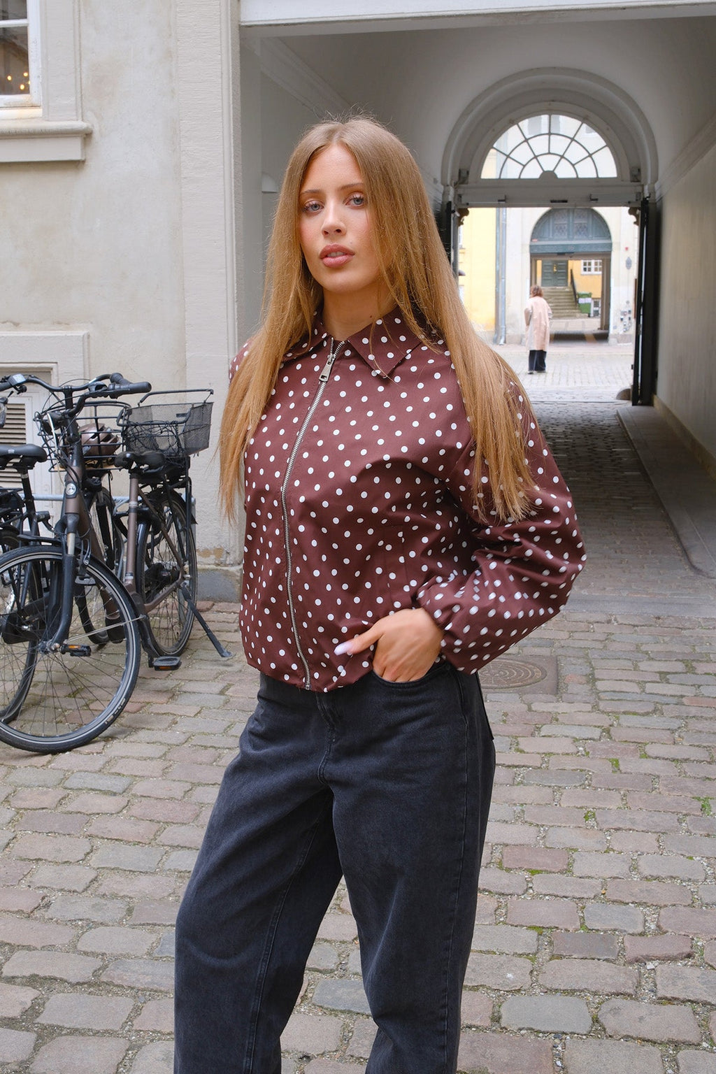 Isabel-takki - ruskea