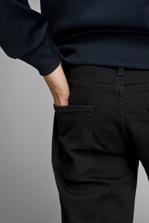 Mike Alkuperäiset farkut - musta denim