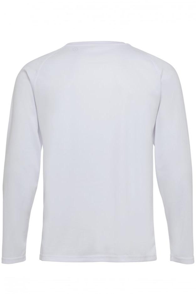 Longsleeve Training T -paita - valkoinen
