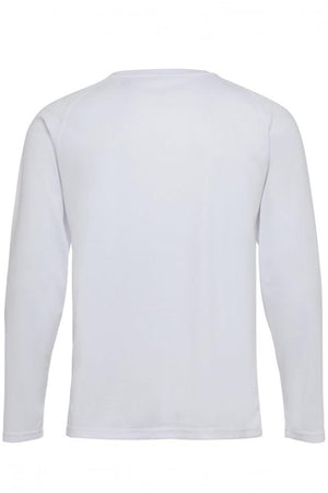 Longsleeve Training T -paita - valkoinen